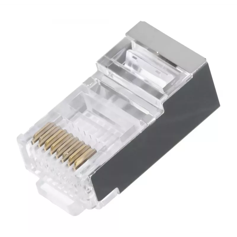 LANBERG RJ-45 pistikupesa PLS-5000EZ, Cat5e, F/UTP (FTP), hall, 100 tk