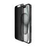 Belkin ScreenForce Pro - ekraanikaitse telefonile - 2,5D - klaas - privaatsusfiltriga - klaas - Apple iPhone 14 Pro, 15 (OVA147ZZ)