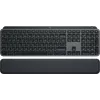 Traadita täissuuruses klaviatuur Logitech Master MX Keys S — Graphite, Bluetooth ja 2,4 GHz (Nano), USB-C laetav, taustvalgustusega, QWERTY US International