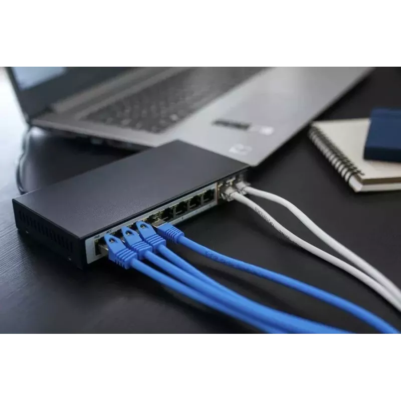 Extralink PoE kommutaator CERES 8x 100Mb/s PoE/PoE+, 2x RJ45 üleslink 100Mb/s, 96W