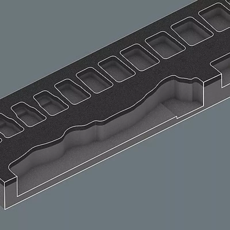 Vahtplastist sisetükk Zyklop 3/8 inch 8000 C, komplekt