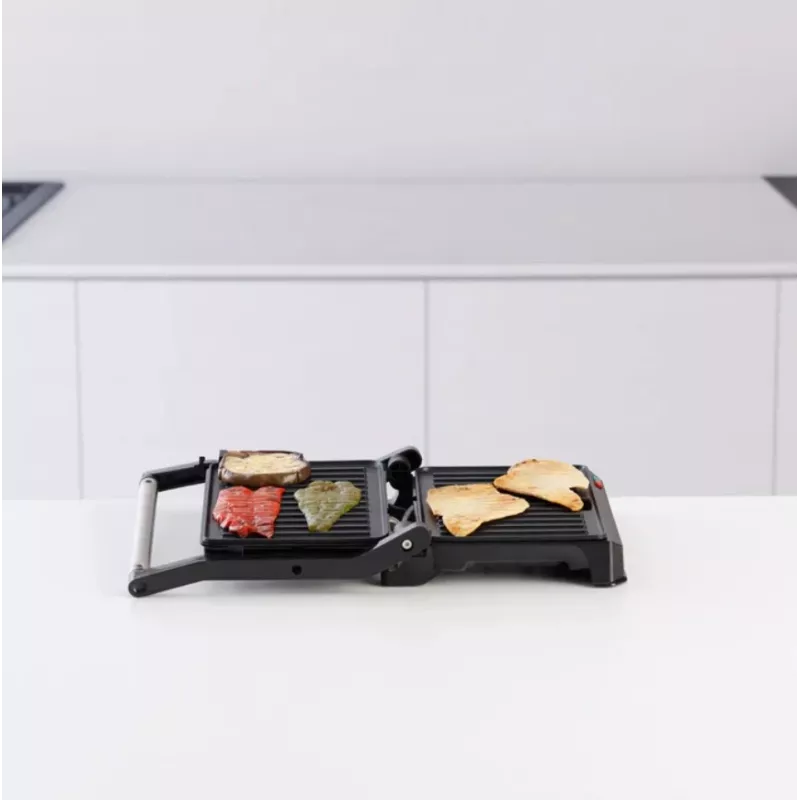 Kontaktgrill Taurus MYGRILL LEGEND 1000 W, roostevaba teras/must, küpsetuspind 230×145 mm