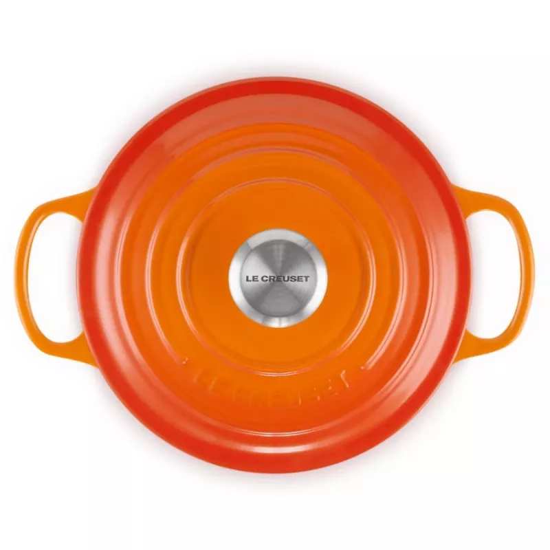 Le Creuset Signature Roaster ümmargune 18 cm volcanic