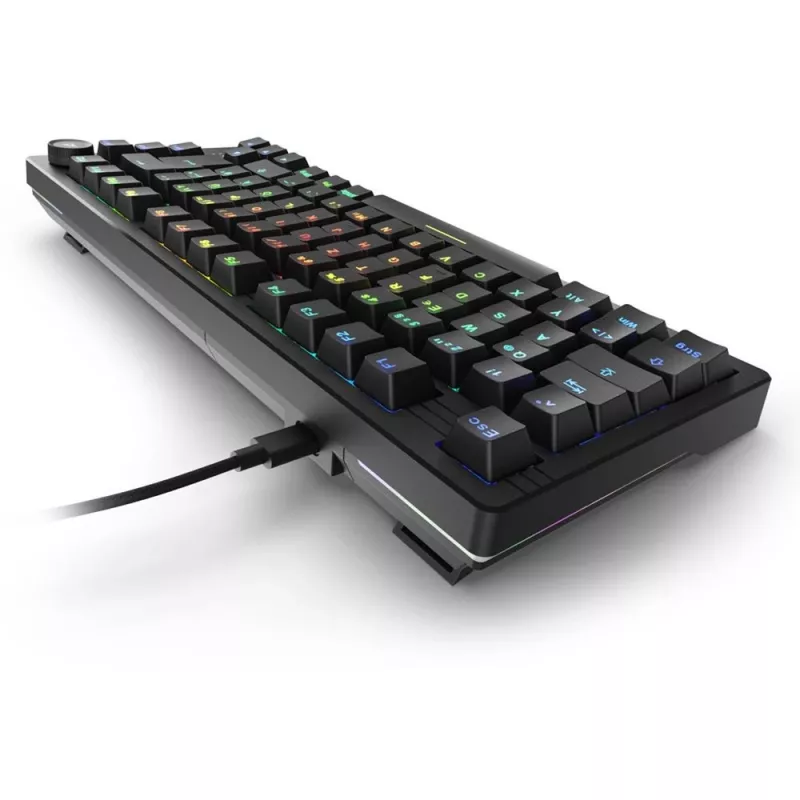 Sharkoon SGK25 klaviatuur Kodu USB QWERTZ Saksa Must 75% RGB LED
