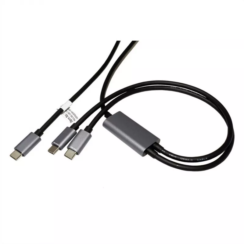 ROLINE - USB-kaabel - 24 kontaktiga USB-C (M) kuni 24 kontaktiga USB-C (M) - USB 2.0 - 1,85 m - USB-toiteallikas (100 W) - Must (11.02.8308)