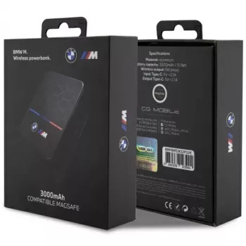 Kaasaskantav aku BMW akupank induktsiooniga BMPBMS3K22PGVK5W 3000 mAh