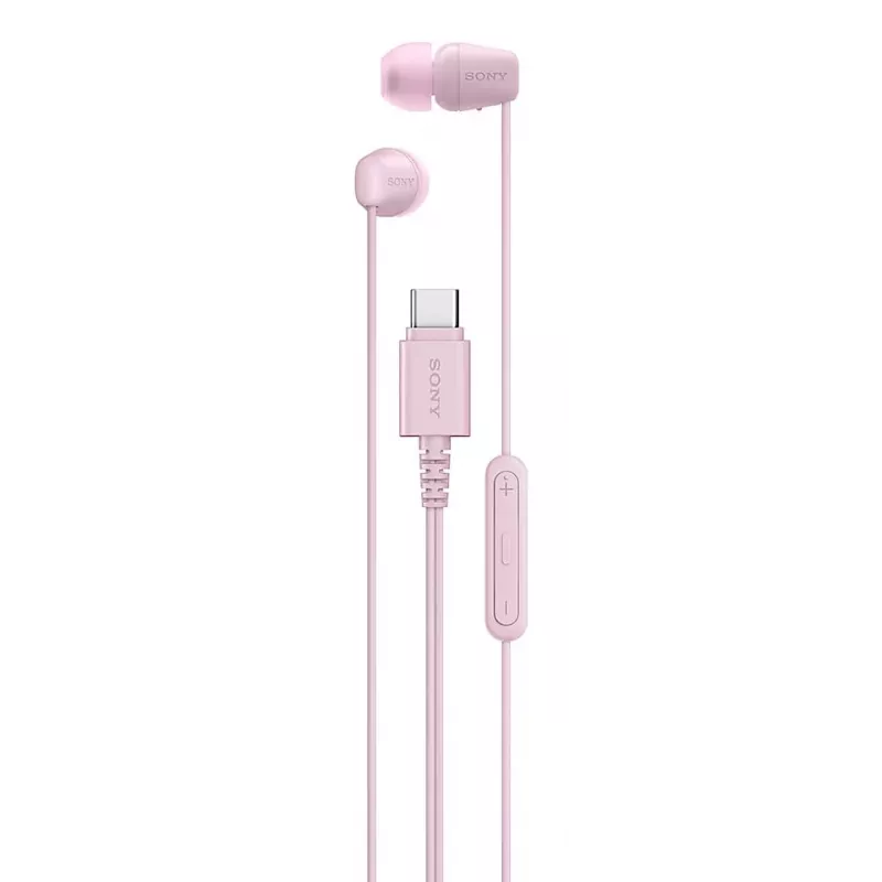 Sony IER-EX15C kõrvasisesed peakomplekti juhtmega kõned/muusika USB USB-C roosa