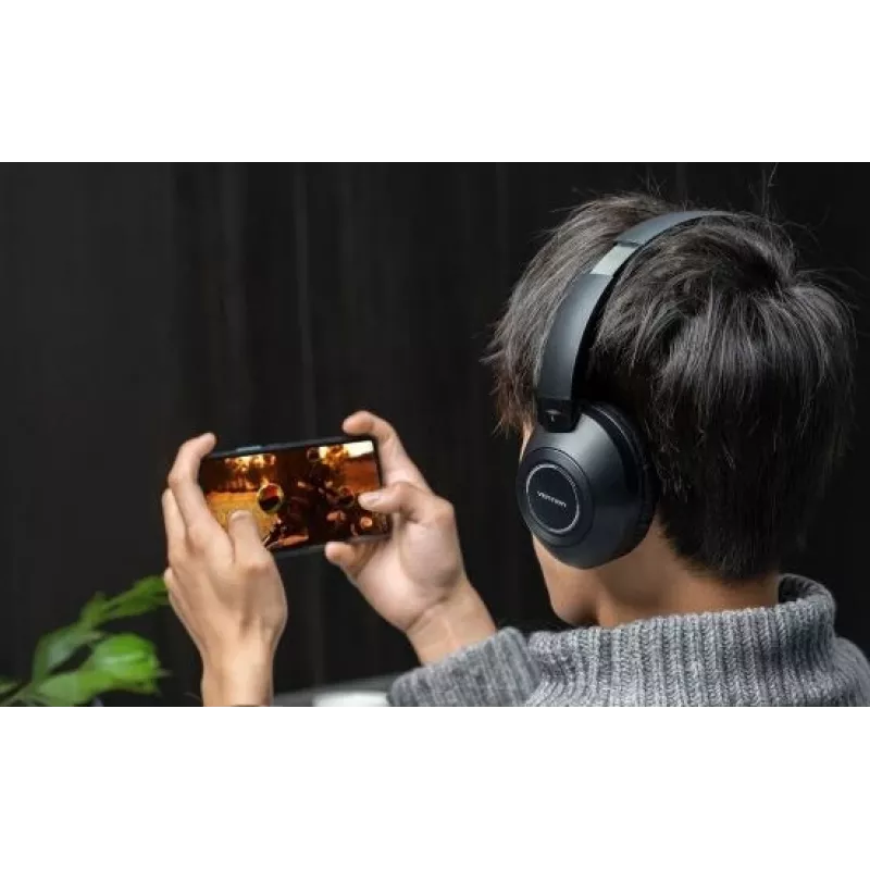 Peakomplekt Vention NBBB0 SoundMate S11 — juhtmevabad Bluetooth 5.3 kõrvaklapid, laadimisümbris 400 mAh, kuni 20 h, must