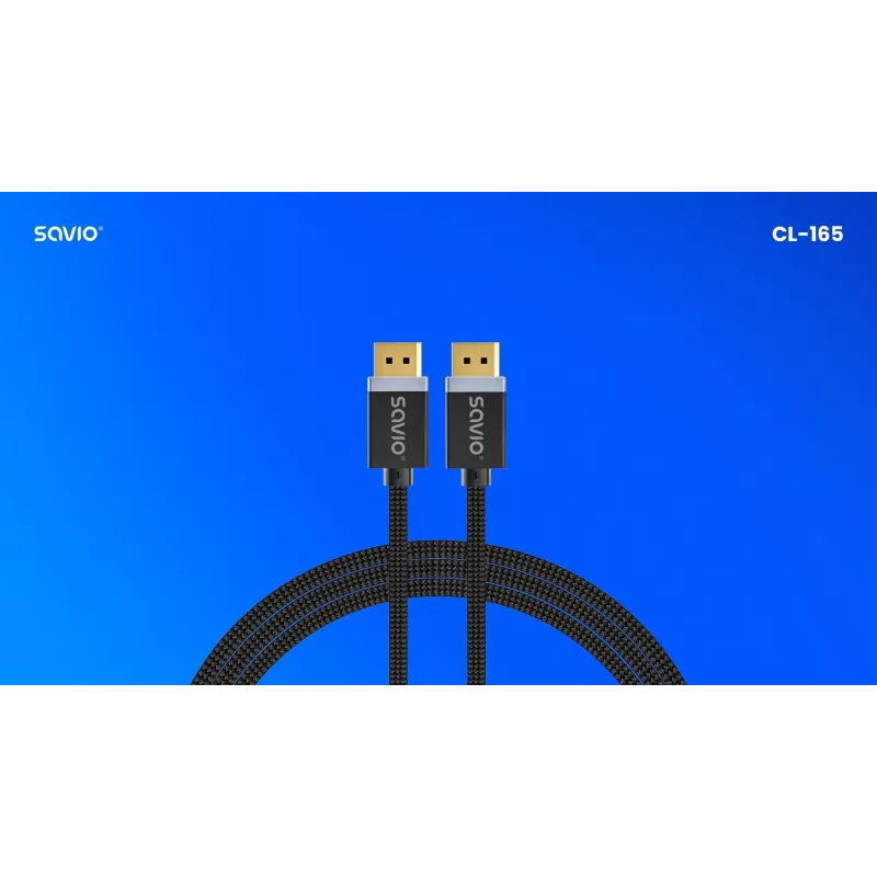 DisplayPort kaabel Savio CL-165 1 m Must