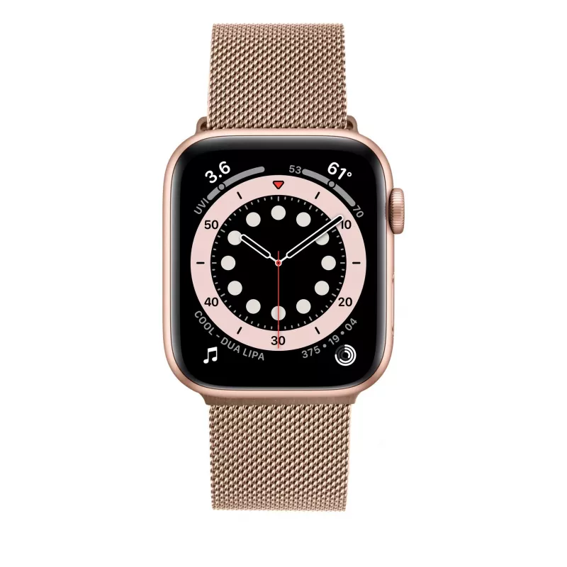 Võrkrihm FIXED FIXMEST-436-RG Apple Watchile 38/40/41mm Roosakuldne