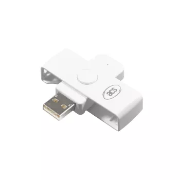 ACS ACR39U-N1 - Siseruumides - Valge - ISO 7816 Parts 1-3 - Klass A - B - C (5 V - 3 V - 1,8 V) - USB 2.0 - T=0, T=1, Mälukaardi tugi - Android - iOS (ACR39U-N1)