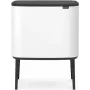 Prügikast BRABANTIA Bo Touch Bin 36 L — valge, 36 liitrit
