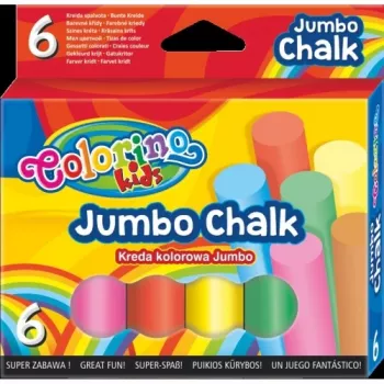Colorino Kids JUMBO Värviline kriit 6 värvi