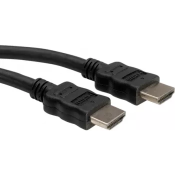 ROLINE - Video-/Audio-/Võrgukaabel - HDMI - 30 AWG - HDMI, 19-pin (M) - HDMI, 19-pin (M) - 1 m - Varjestatud - Must (11.04.5731)