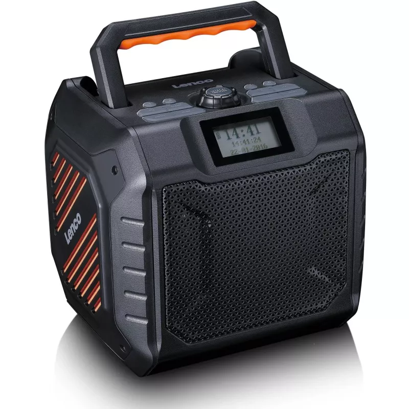 Kaasaskantav digiraadio Lenco ODR-160GY hall FM/AM digitaalse tuuneriga ja kompaktse disainiga