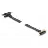 DeLOCK tõstekaart PCI Express x1 isane 90° nurga all -> x1 pesa 90° nurga all, kaabliga 60 cm