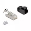 DeLOCK RJ45 modulaarpistik Cat.8.1 25 tk komplekt tõmbetõkestusega