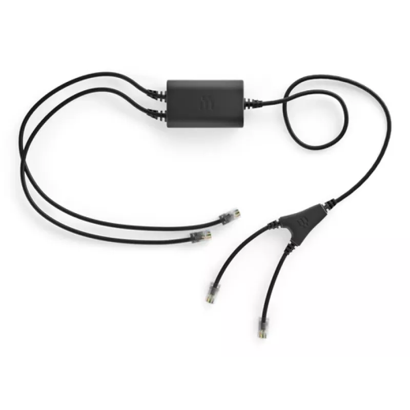 EHS-adapter Sennheiser CEHS-CI 01 — must, ühildub Sennheiseri peakomplektidega (mudel CEHS-CI 01)