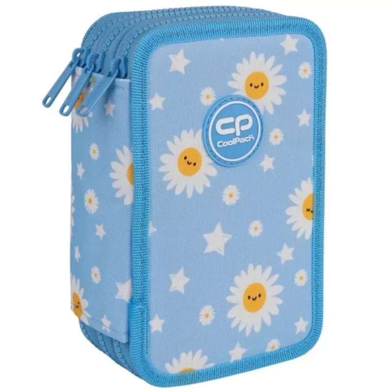 Kolmekordne varustusega pinal CoolPack Jumper 3 DAISY SUN