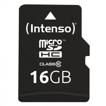 MÄLU MICRO SDHC 16GB C10/W/ADAPTER 3413470 INTENSO
