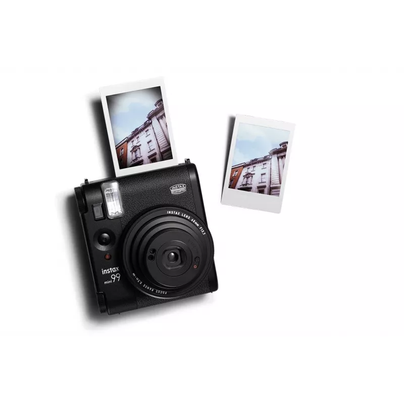 Kiirkaamera Fujifilm Instax Mini 99 Must — pilt 62×46 mm, film 86×54 mm, fookuskaugus 60 mm