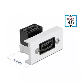 HDMI-moodul DeLOCK Easy 45 81304 nurga all 90° 22,5 x 45 mm