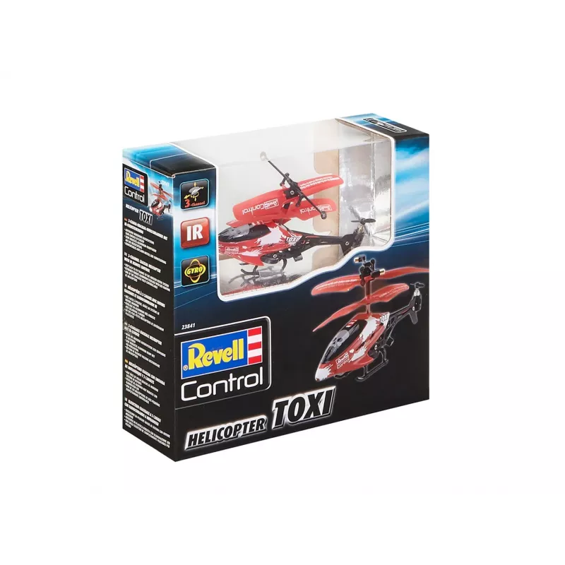 Helicopter RC Revell TOXI elektrimootor, LiPo 75 mAh, 15 g, valge/punane/must