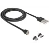 USB-kaabel DeLOCK 85723 USB 2.0 1,1 m USB A USB-C/Mikro-USB-B must