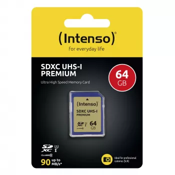 Mälukaart Intenso 64GB SDXC UHS-I Class 10 3421490