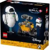LEGO ehituskomplekt Disney Pixar WALL·E ja EVE 43279 — 811 tükki, 130 mm kõrgus, alates 18. eluaastast