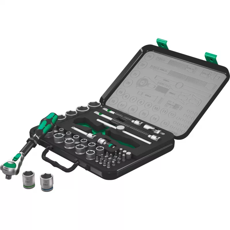 Wera 8100 SA/SC 2 Zyklop Set Ratchet kruvikeeraja
