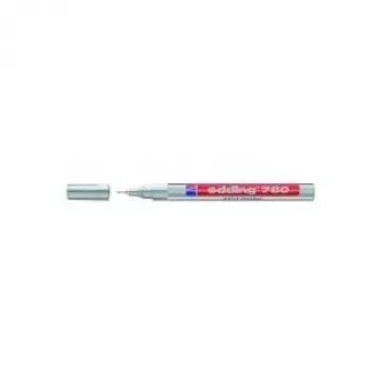 Püsimarker peene otsaga Edding 780 Silver