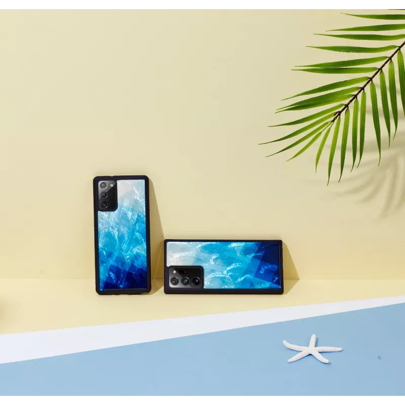 Kaitsev telefoniümbris iKins Samsung Galaxy Note 20 Ultra jaoks – sinine järv must
