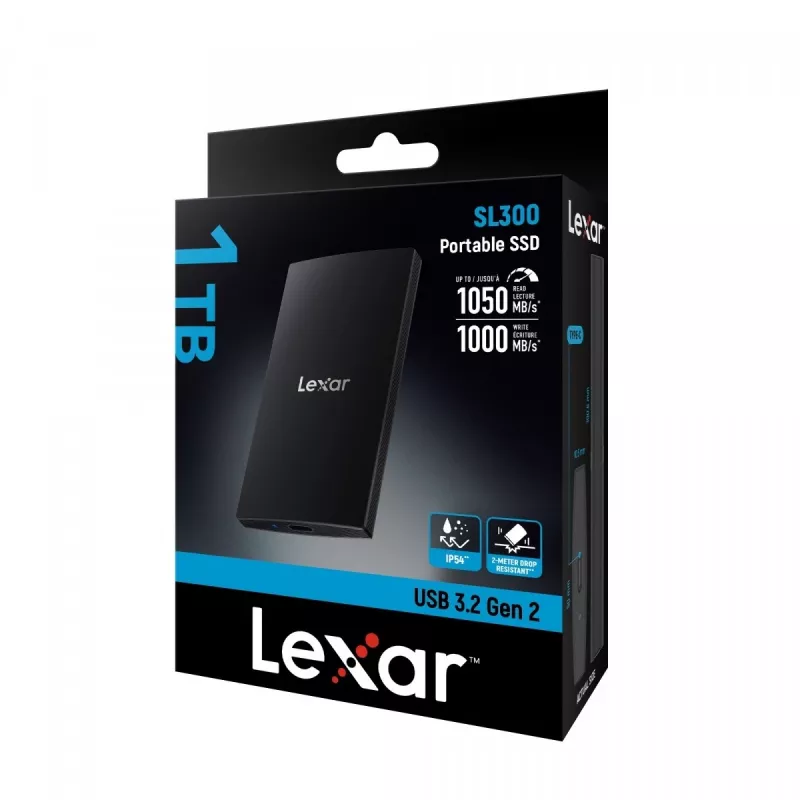 Väline pooljuhtketas Lexar 1TB USB USB-C 3.2 Gen 2 LSL300001T-RNBNG