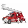 Tuletõrjeauto BRUDER 02673 punane valge ABS sünteetika 4 aastat