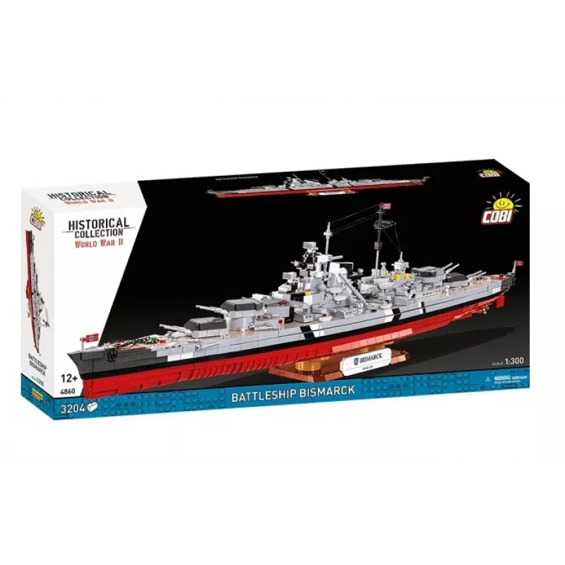 Ehituskomplekt Cobi lahingulaev Bismarck, 3204 osaga – Cobi CO BI-4860