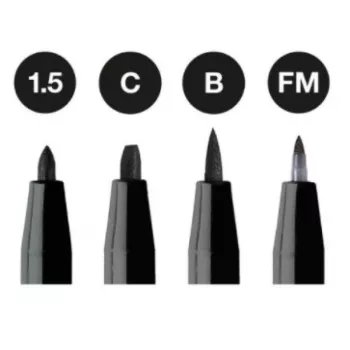 Viltpliiats Faber-Castell 167153 — viltotsaga marker, must, üksik tükk