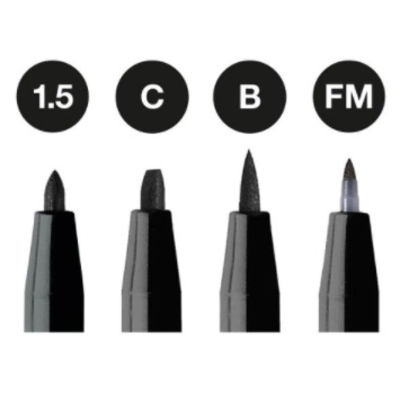 Viltpliiats Faber-Castell 167153 — viltotsaga marker, must, üksik tükk