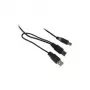 Synergy 21 S215325 - 1 m - USB B - 2 x USB A - USB 2.0 - isane/isane - must