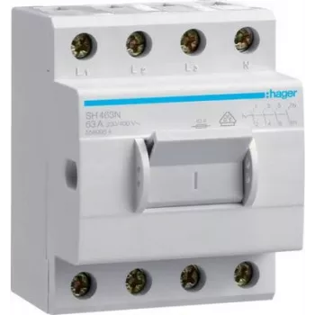 Hager SH463N kompaktlüliti 63A 4 normaalavaneva kontaktiga 400VAC 3,5PLE