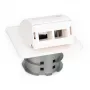 Digitus FTTH fiiberoptiline süvistatav seinakarp DN-93201 SC/LC adapter 86x30x86mm