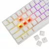 Mehaaniline klaviatuur White Shark Wakizashi-2 US Red Switch, Tenkeyless/US paigutus, valge