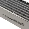 Radiaatoriplokk Aqua-Computer 33706 — alumiinium/vask/roostevaba teras, 320×140×73 mm, hall/hõbedane