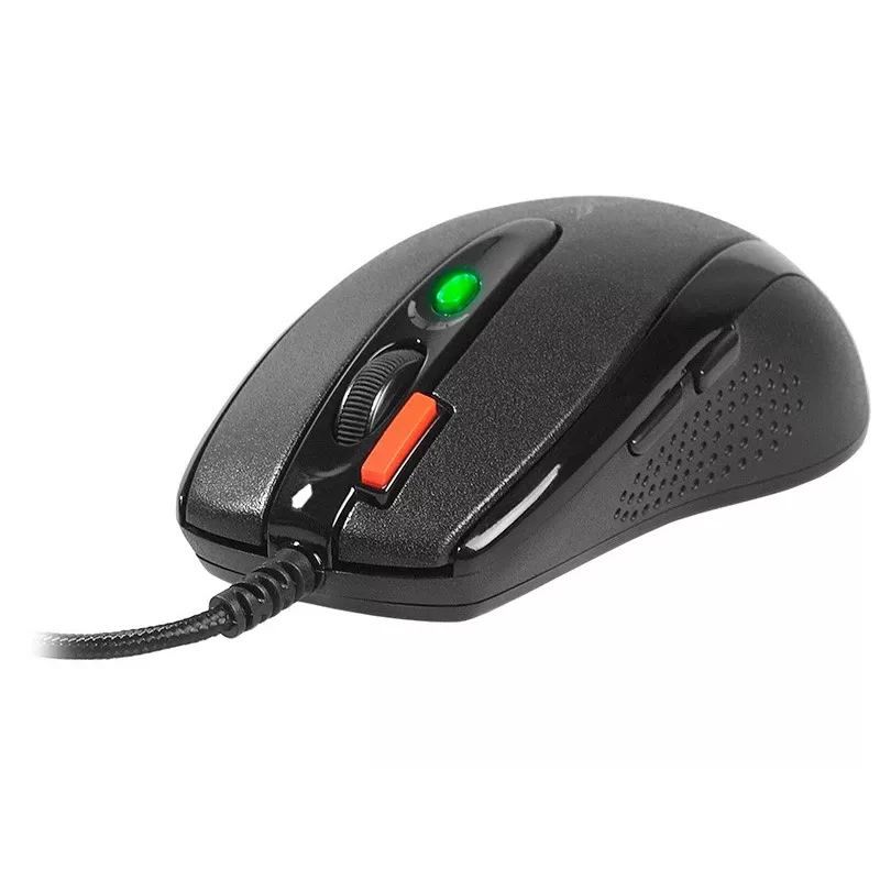 Mängurihiir A4Tech X-7120 USB Type-A mõlemakäeline 2000 DPI, 3 ms, juhtmega, must