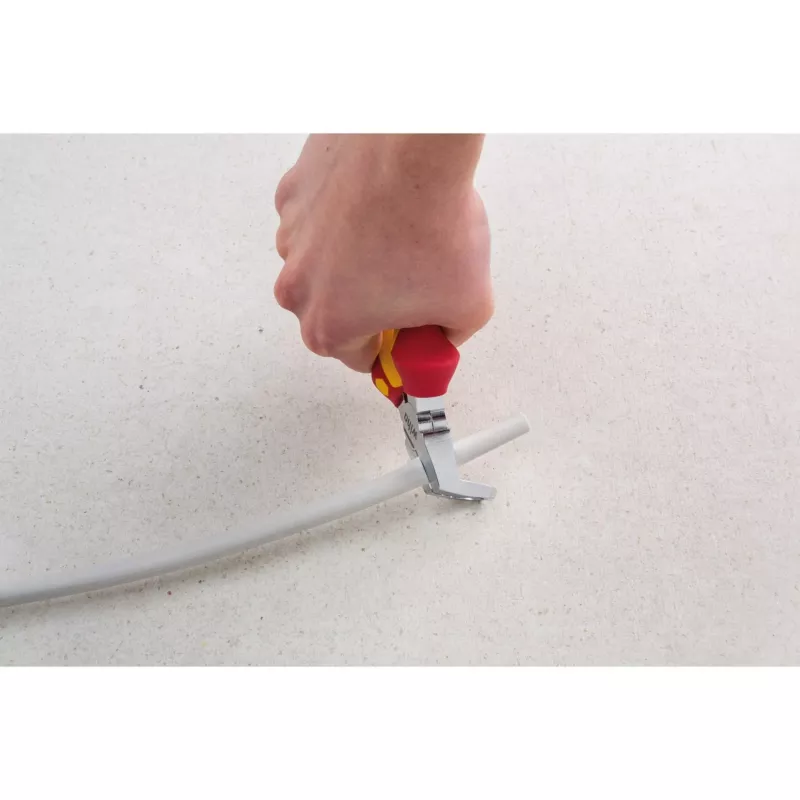 Pressimis-/eemaldustööriist Wiha TriCut Installationszange Professional electric Z 14 1 01 — lõikab, eemaldab ja isoleerib pinge all olevatele osadele kuni 1000 V vahelduvvoolu