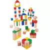 Eichhorn Holzbausteine Bunt/Natur (75 osa)