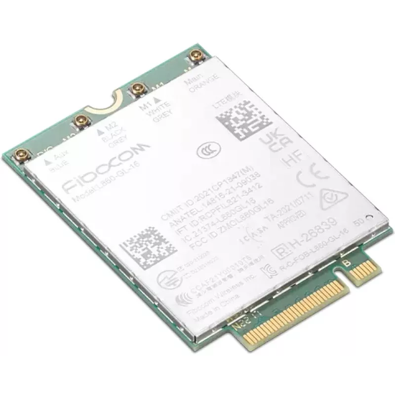 4G Sisemine WWAN Lenovo Fibocom L860-GL-16 1000 Mbit/s Juhtmevaba M.2