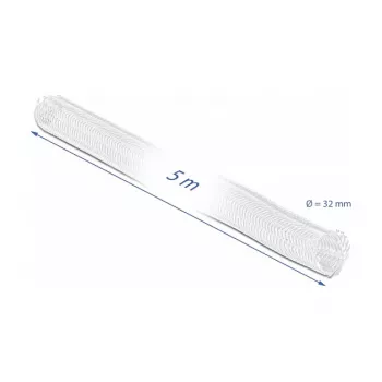 Põimitud hülss DeLOCK 20818 5 m x 32 mm valge