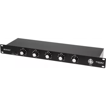 DJ ekvalaiser Omnitronic EQ-25 MK2 — 2-kanaliline, 15-ribaline graafiline ekvalaiser
