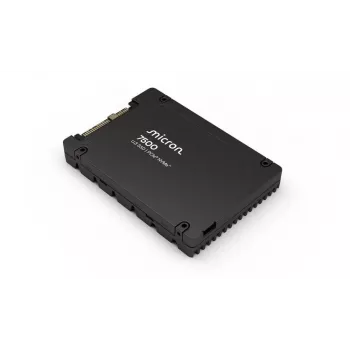 SSD | MICRON | SSD sari 7500 MAX | 1,6TB | NVMe | 3D NAND välkmälutehnoloogia | Kirjutuskiirus 2700 MB/s | Lugemiskiirus 6800 MB/s | Vormitegur U.3 | TBW 4380 TB | MTBF
